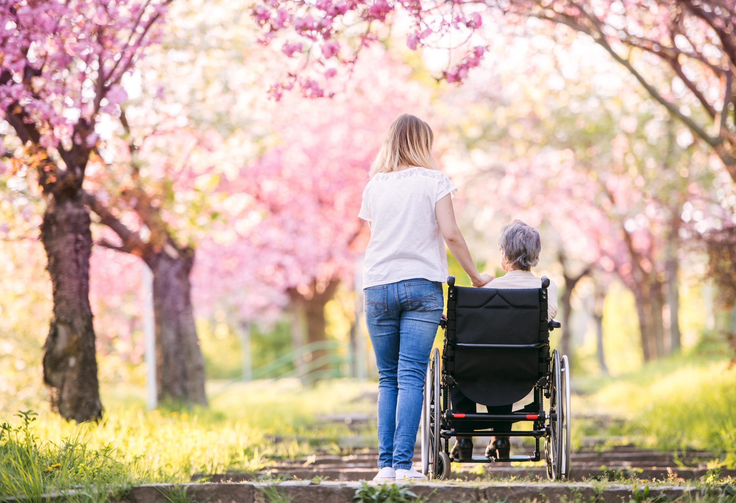 elderly-grandmother-in-wheelchair-with-granddaught-PZC9J4P-min-scaled